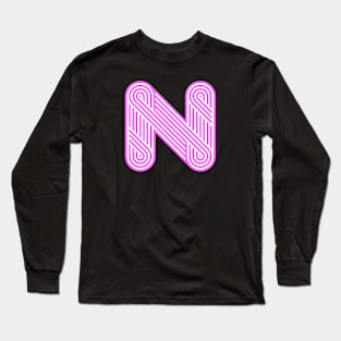 Alphabet N Long Sleeve T-Shirt